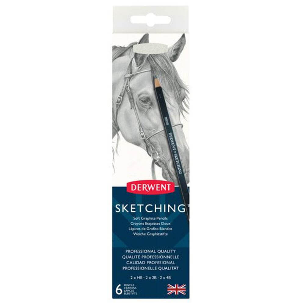 Derwent Sketching 6 Tin